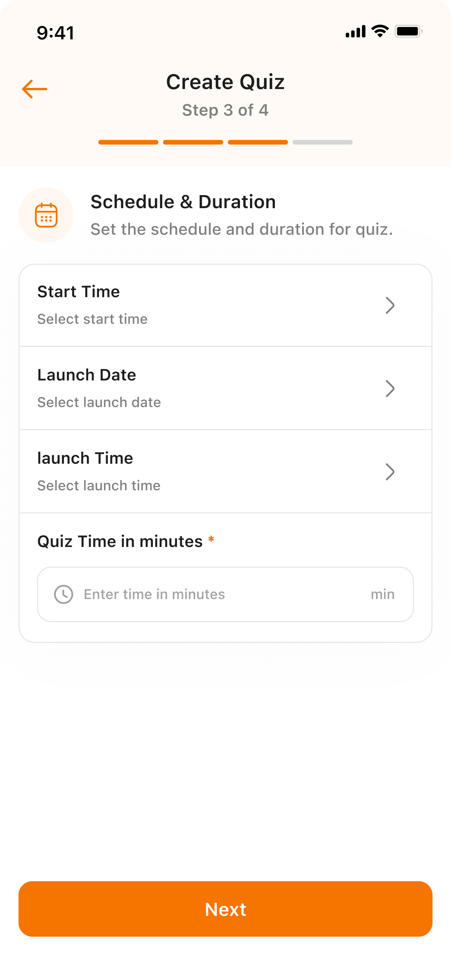 App screen 1